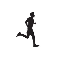 Fototapeta na wymiar Running person logo