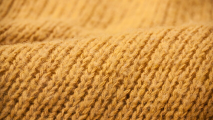 Tejido de lana amarilla