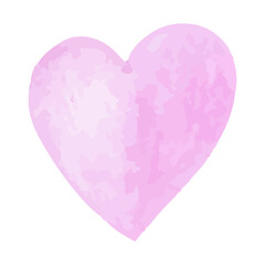 Beautiful heart drawn by hand, vector