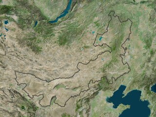 Nei Mongol, China. High-res satellite. No legend