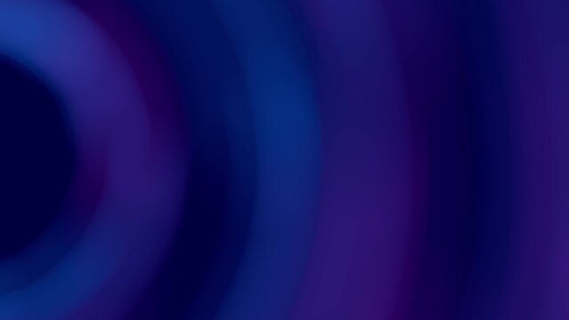 Semicircle soft rays. Elegant background with rich blue and purple smooth color transitions. Dark colorful website banner or presentation template. Seamless animation. Blurred texture. Graphic layout