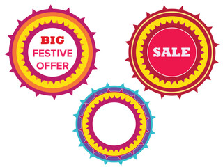 Mega sale banner template Abstract 