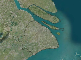 Shanghai, China. High-res satellite. No legend © Yarr65