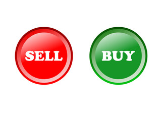 Sell AND buy button ILLUSTRATION VECTOR