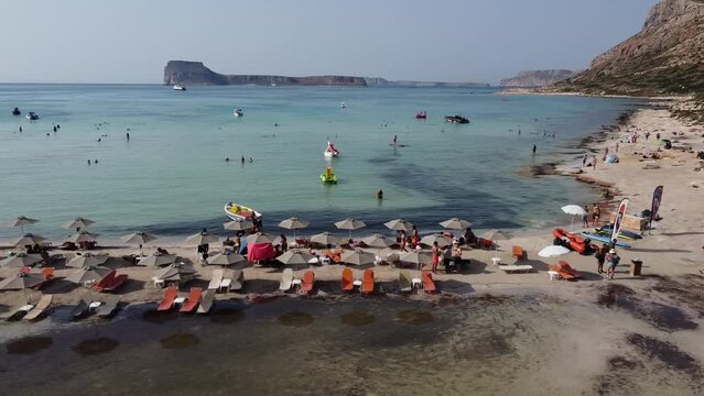 Plage, Lagon de Balos, Cr&egrave;te, Gr&egrave;ce