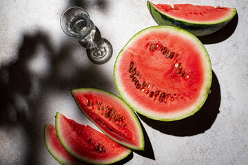 Fresh organic watermelon