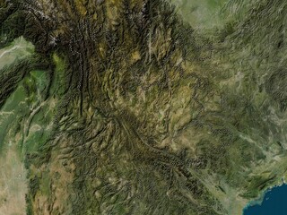 Yunnan, China. Low-res satellite. No legend