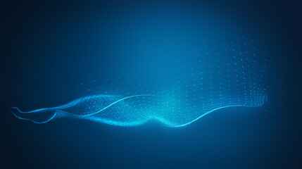 Naklejka premium Global network connection concept, abstract concept