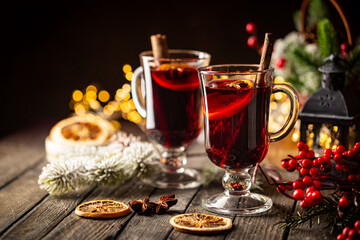 christmas hot mulled wine