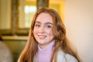 portrait of a smiling woman