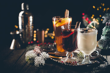 Winter alcoholic hot drinks