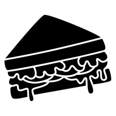 sandwich meal illustration