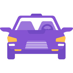 Obraz premium Car icon vector vehicle, transport sharing service