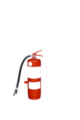 red fire extinguisher Can be used in an emergency in an industrial plant