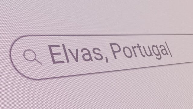 Search Bar Elvas Portugal 
Close Up Single Line Typing Text Box Layout Web Database Browser Engine Concept