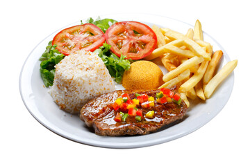 picanha potato with rice