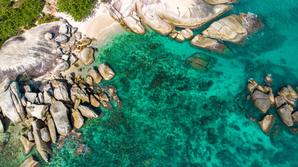 Beach near Hinta Hinyai Rock Samui Thailand