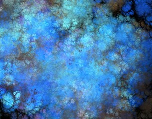 Obraz na płótnie Canvas Chaotic Abstract fractal graphics. Design element. Multicolor