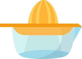 Manual juicer Kitchenware icon. Vector illustration
