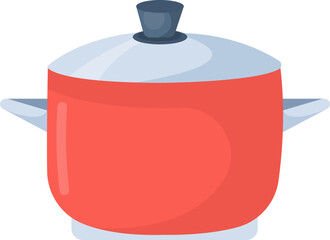 Pot Kitchenware icon. Vector illustration