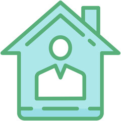 Property Agent Vector Icon 