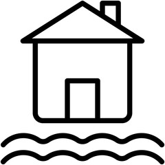 Flood Vector Icon 