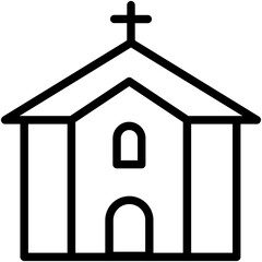 Church Vector Icon 