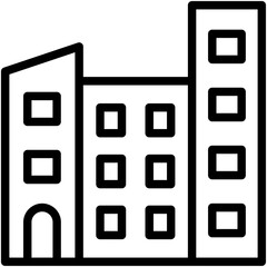 Skyscraper Vector Icon 