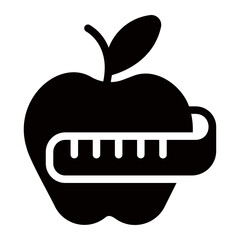 diet glyph icon