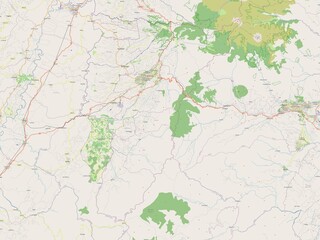 Quindio, Colombia. OSM. No legend