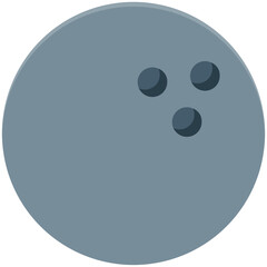 Bowling Ball Vector Icon