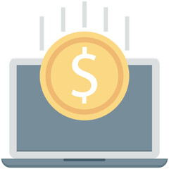 Online Business Vector Icon