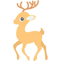 Reindeer Vector Icon