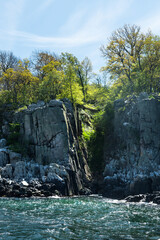 Helligdomsklipperne, Küstenlinie, Bornholm, Dänemark