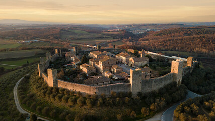 Fototapeta premium Monteriggioni Siena Italy