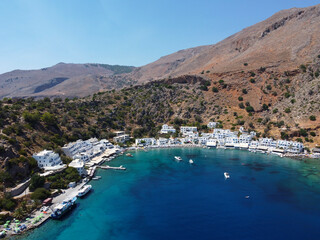 Loutro, village et plage du sud de la Crète, Grèce, Europe