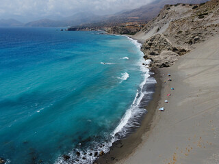 Agios Pavlos, Village et plage, Crète, Grèce, Europe