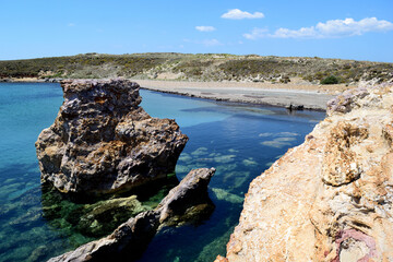 rocks in the sea