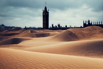 london Big Ben desertification , climate change 