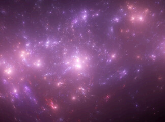 Obraz premium Fantastic abstract background from stars and galactic in space. Fractal art.