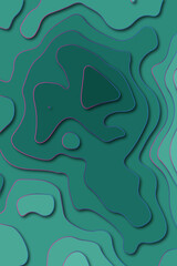 Abstract modern colorful paper cut shapes background. You can use template, banner, poster, brochure, book cover, booklet design. 