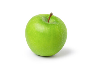 green apple isolated on white