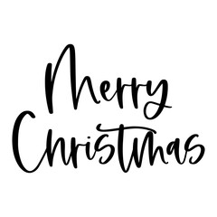 Merry Christmas text vector, holiday text illustration, Red christmas text vector