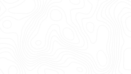 White paper cut white background. Abstract realistic papercut decoration textured with wavy layers and shadow. Topographic contour map abstract tech motion graphic design.