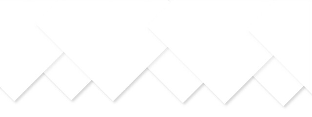 Abstract  white geometric overlapping square pattern design of technology background with shadow. You can use for add, poster, design artwork, template, banner, wallpaper.