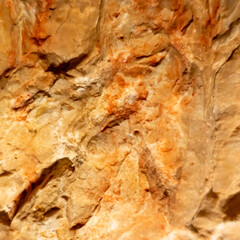 12. Rusty wall in a cave