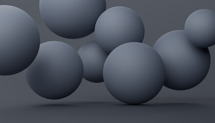 Abstract 3D Render of Spheres