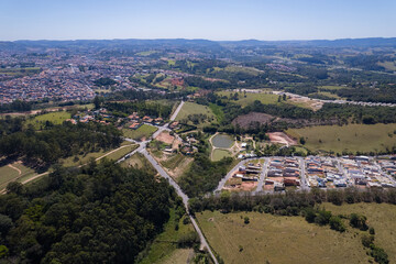 City of Itatiba in the interior of São Paulo. Parque São Francisco neighborhood next to the...