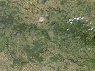 Liberecky, Czech Republic. Low-res satellite. No legend