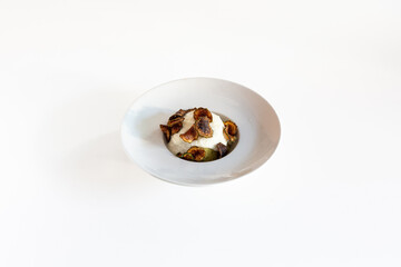 Sformato di zucchine, Sformato, zucchine, bianco, isolato, sfondo, verdure, antipasto raffinato, antipasto, raffinato, mono porzione, porzione, vellutata, crema, cena, ingredienti, Zucchine, Uova, Ric